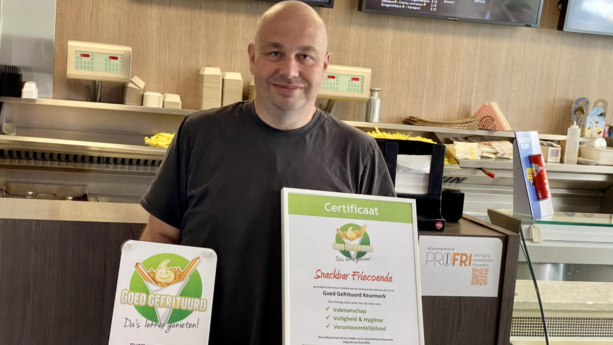 ProFri - Keurmerk voor Paul Honings van Snackbar Friecoenda in Brunssum.jpg