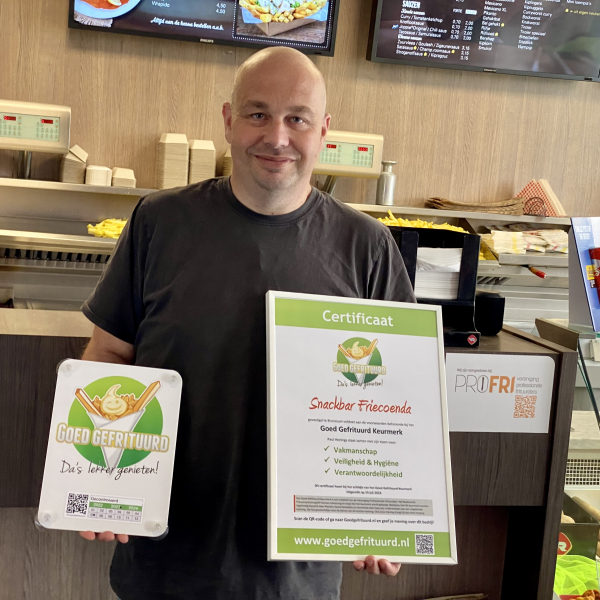 ProFri - Keurmerk voor Paul Honings van Snackbar Friecoenda in Brunssum.jpg